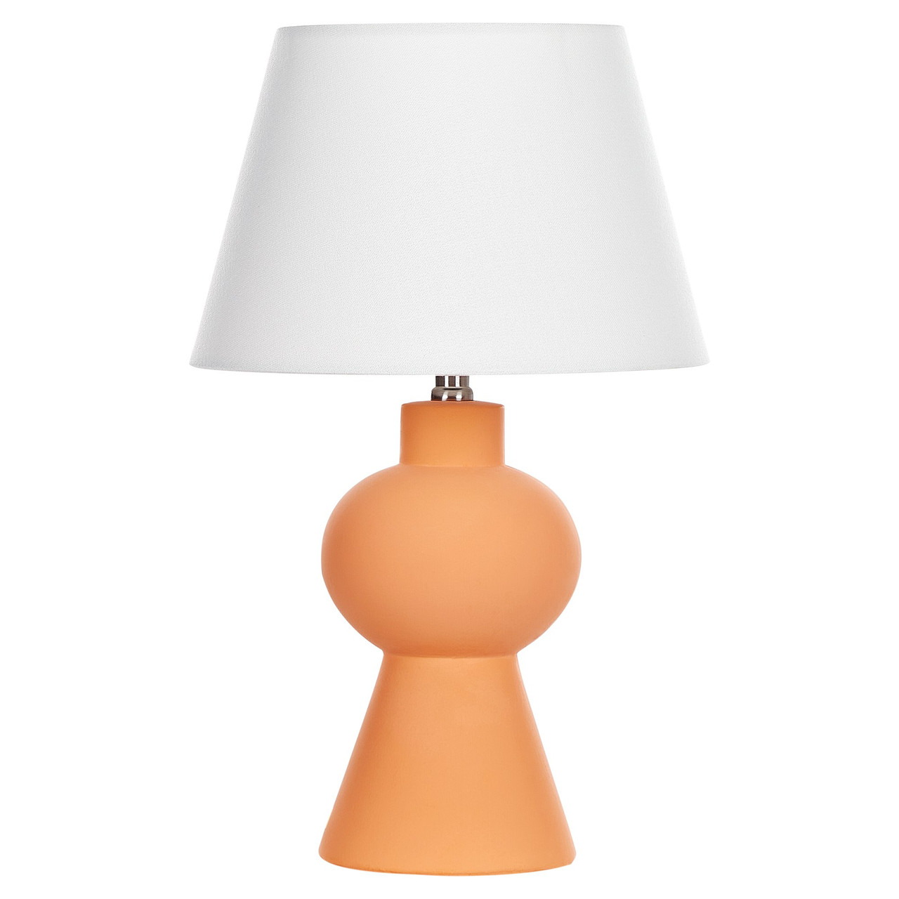 Lámpara de mesa Fabilos cerámica pantalla de lino