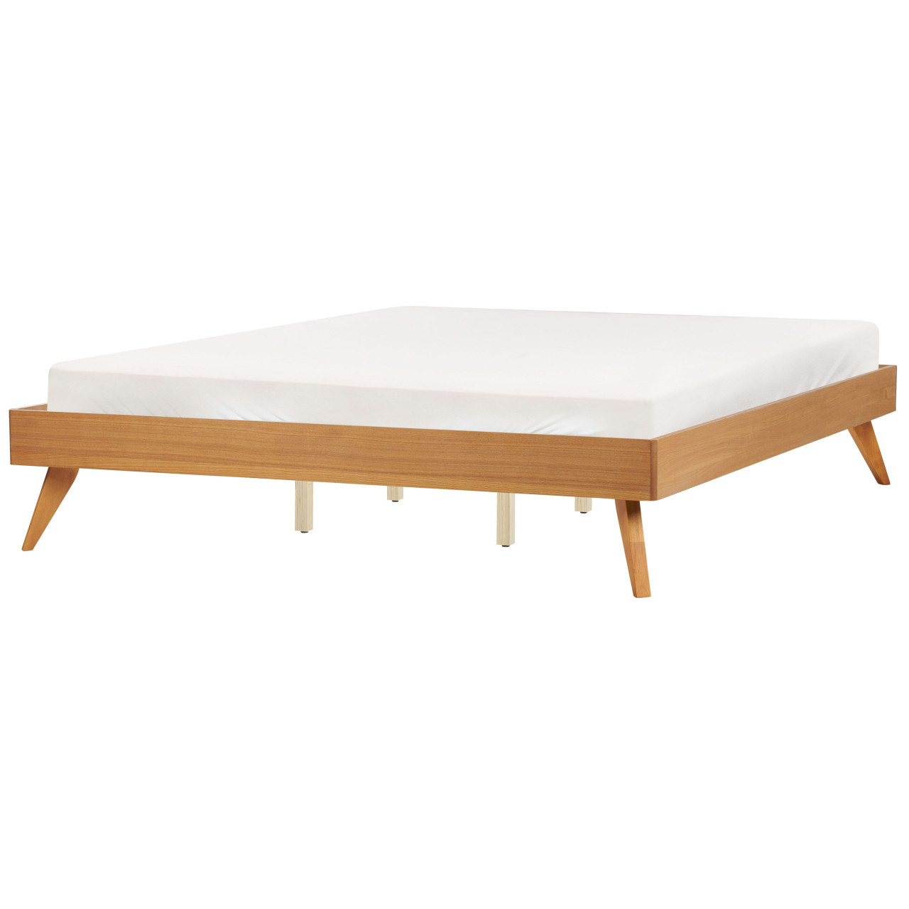 Berric platform bed in MDF with ash veneer finish