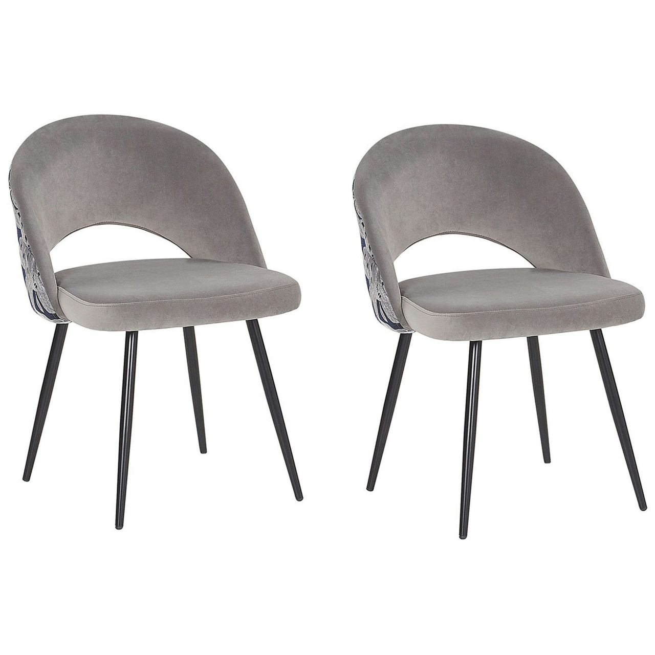 Vivian modern velvet dining chair set of 2