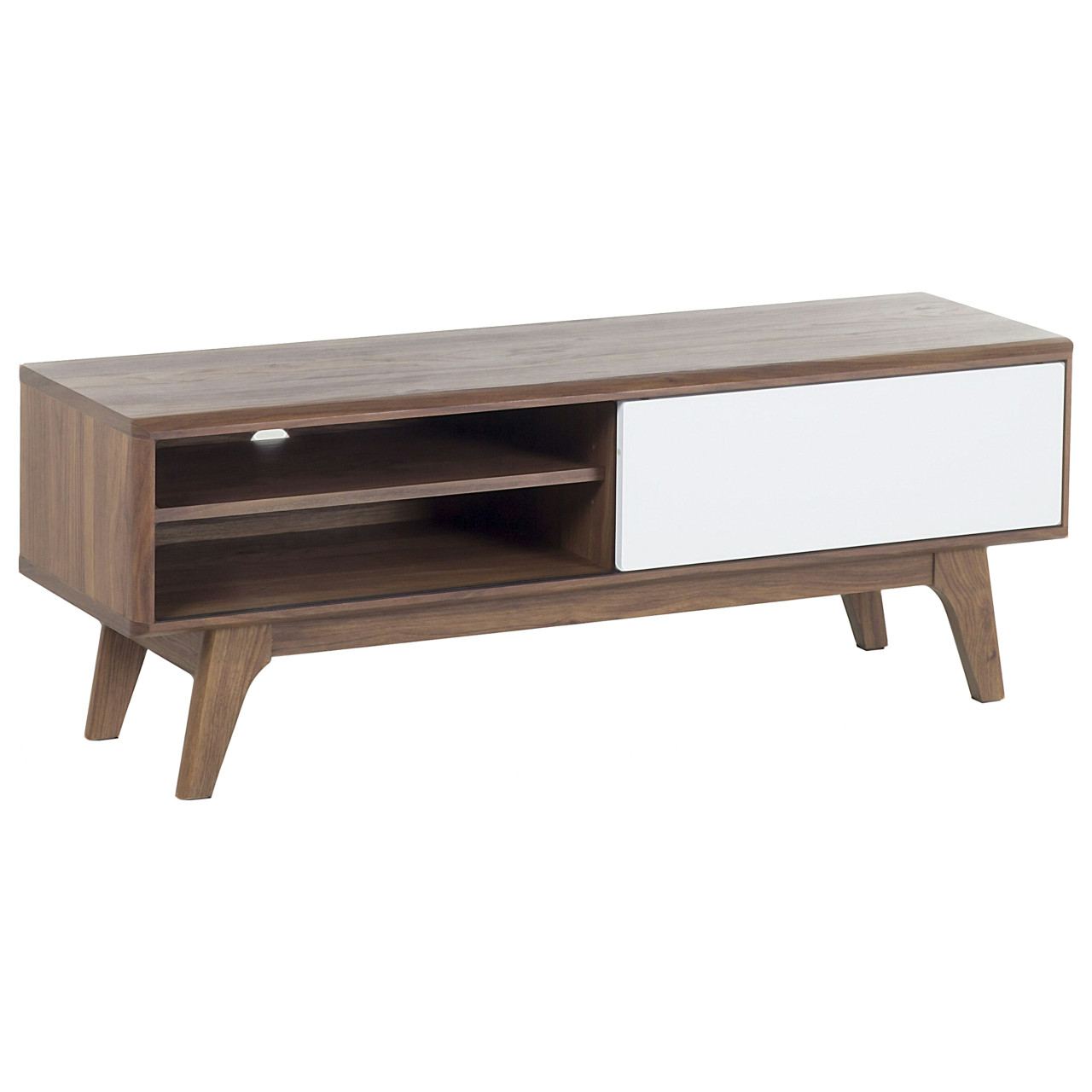 Mueble TV Buffalo MDF madera oscura 117x35x44