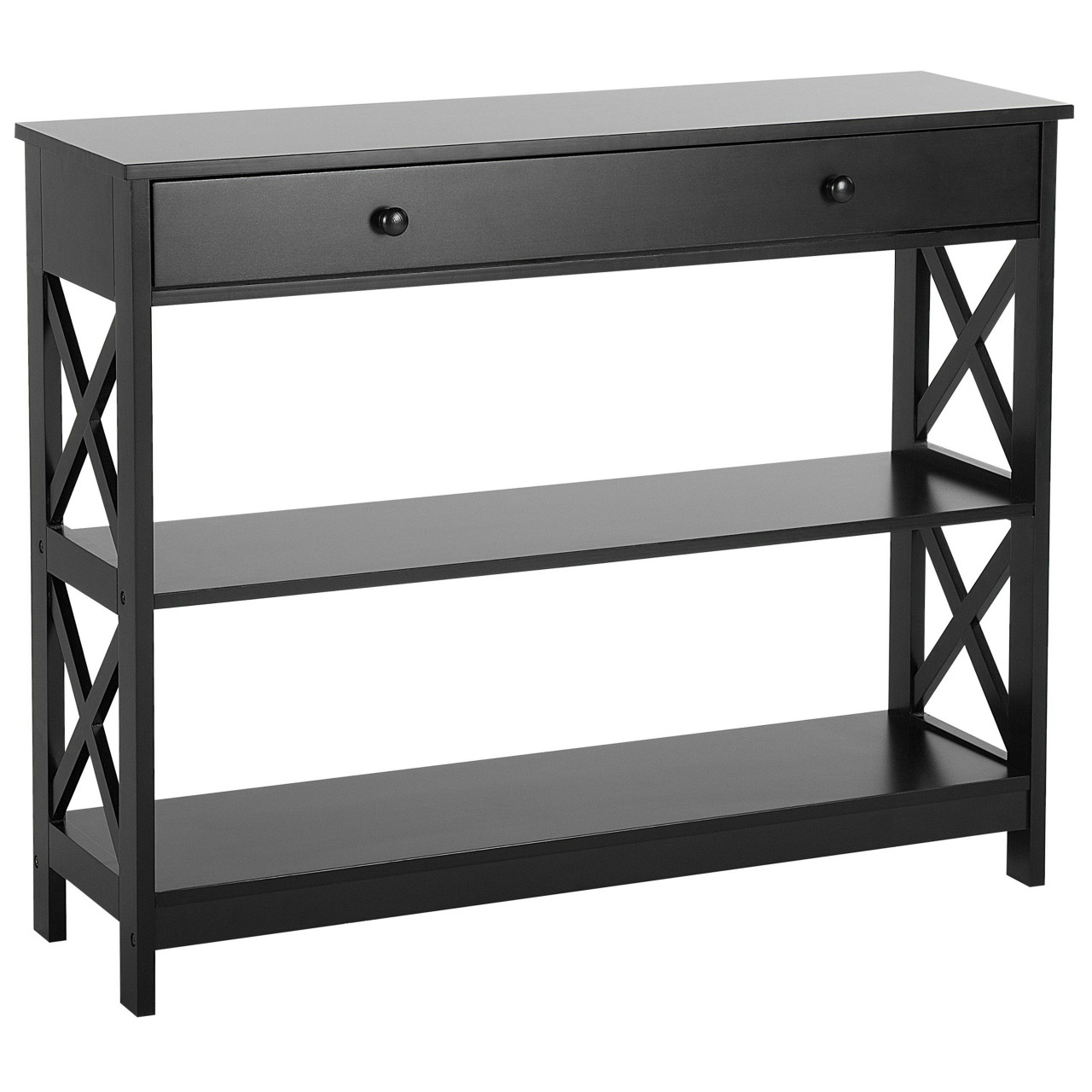 Consola Montgomery en MDF negro