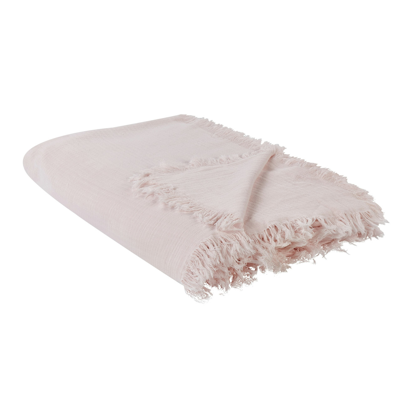 Colcha Halpola de Algodón Rosa