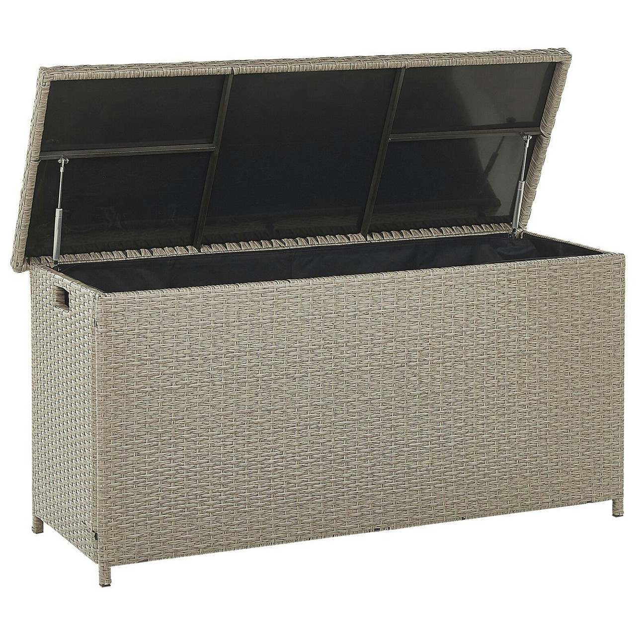 Caja de almacenamiento Modena rattan sintético