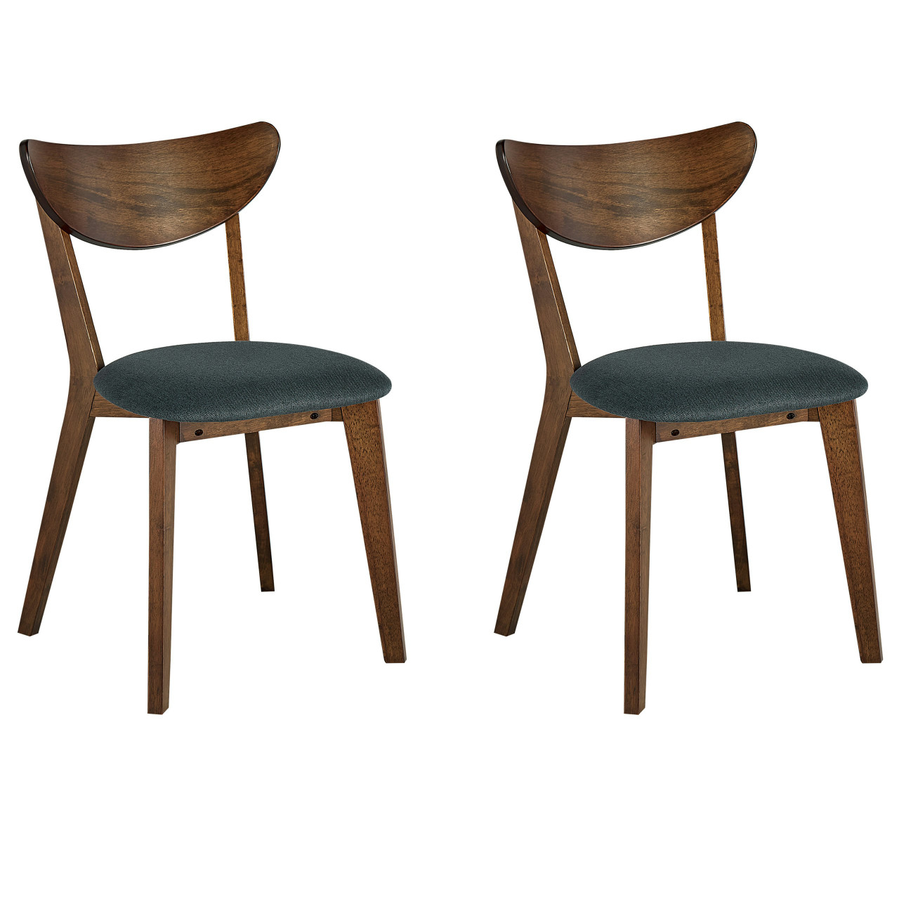 Conjunto de sillas de comedor Erie en madera de caucho
