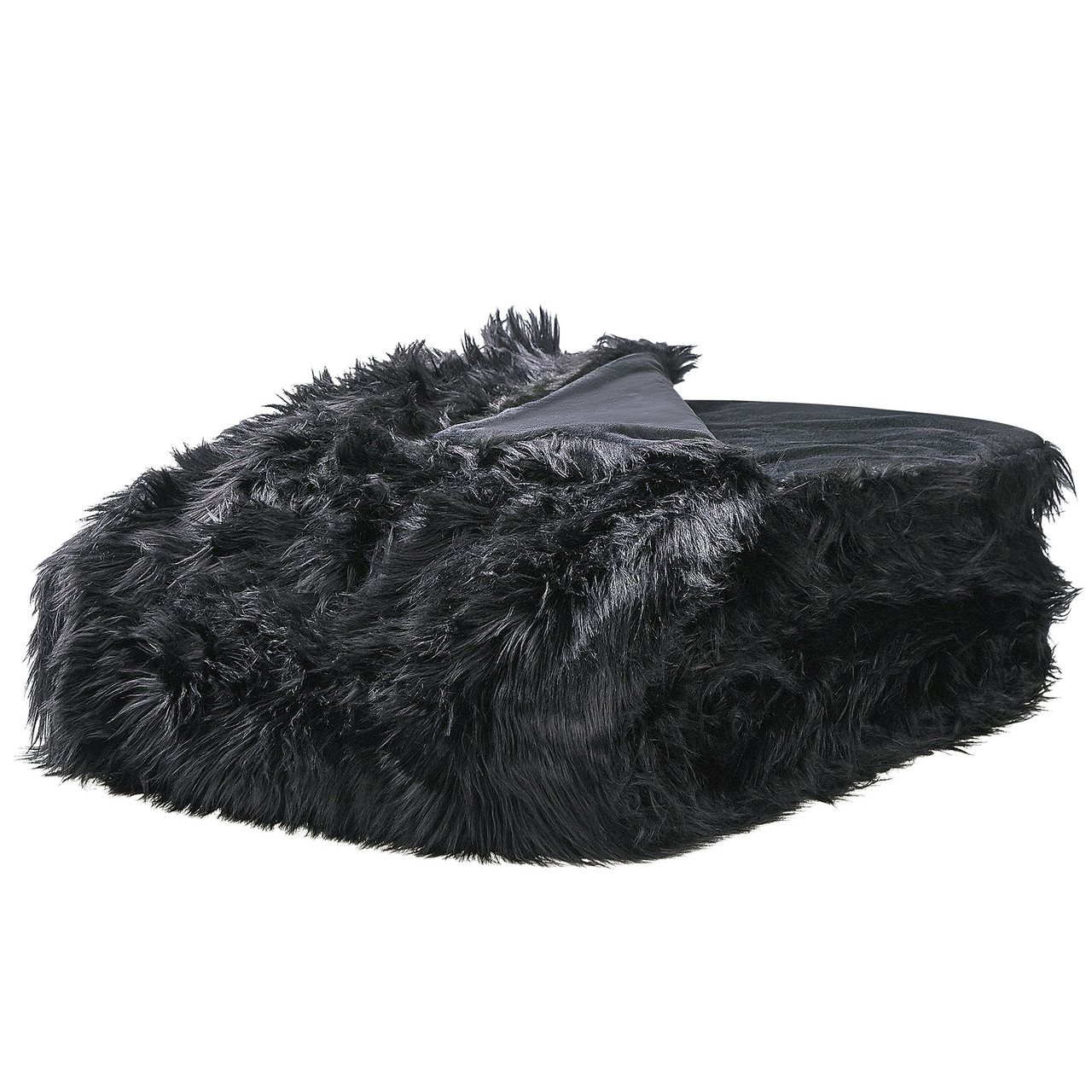 Colcha Delice de acrílico negro