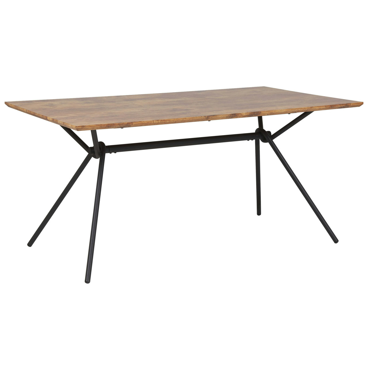 Amsterdam dining table MDF veneered dark wood