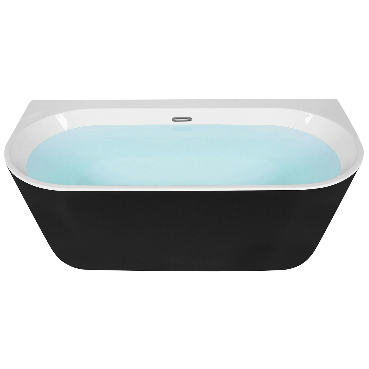 Harvey acrylic oval bathtub black
