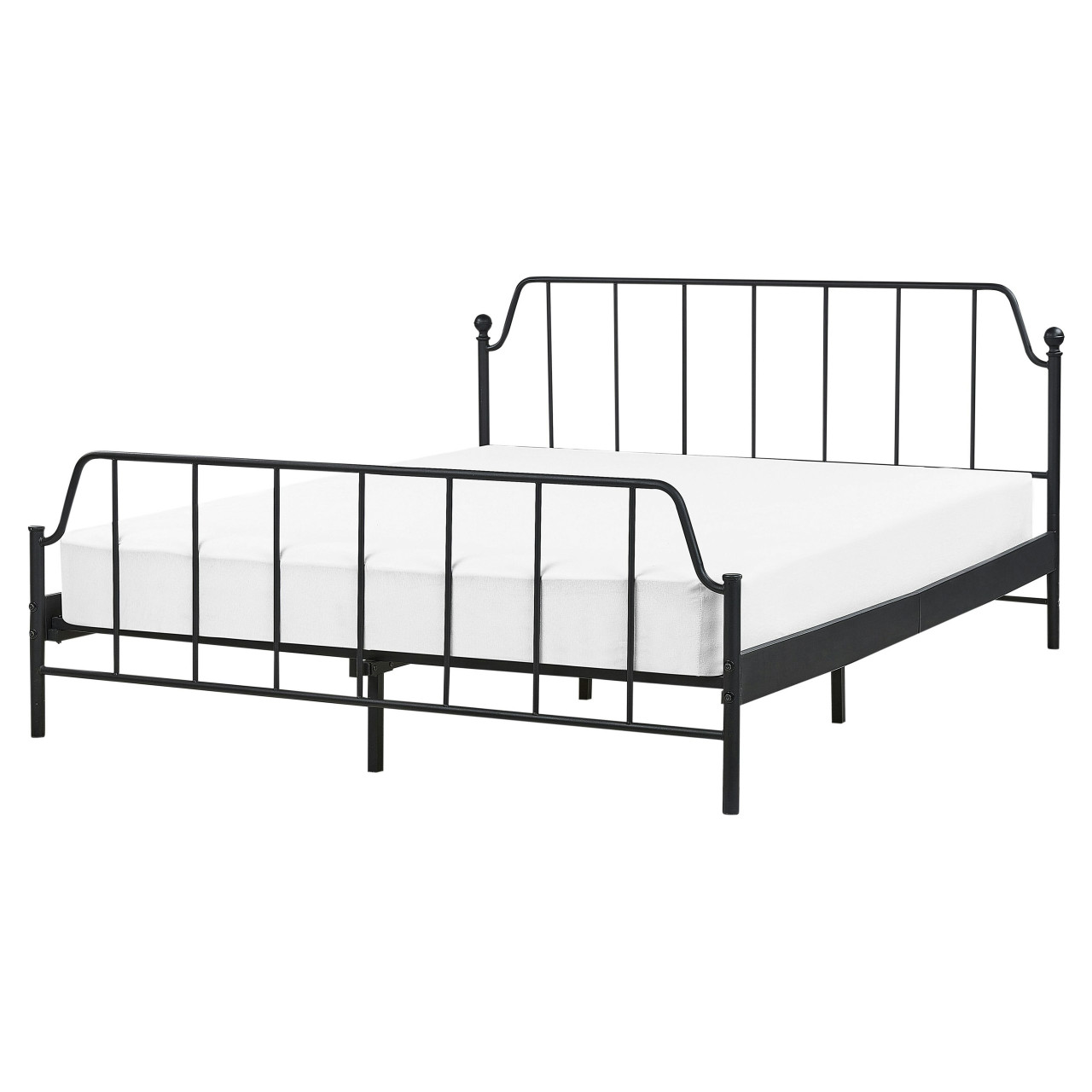 Cama de matrimonio Mauressac en metal negro