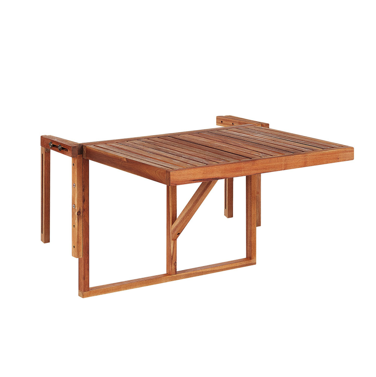Udine foldable balcony table acacia wood