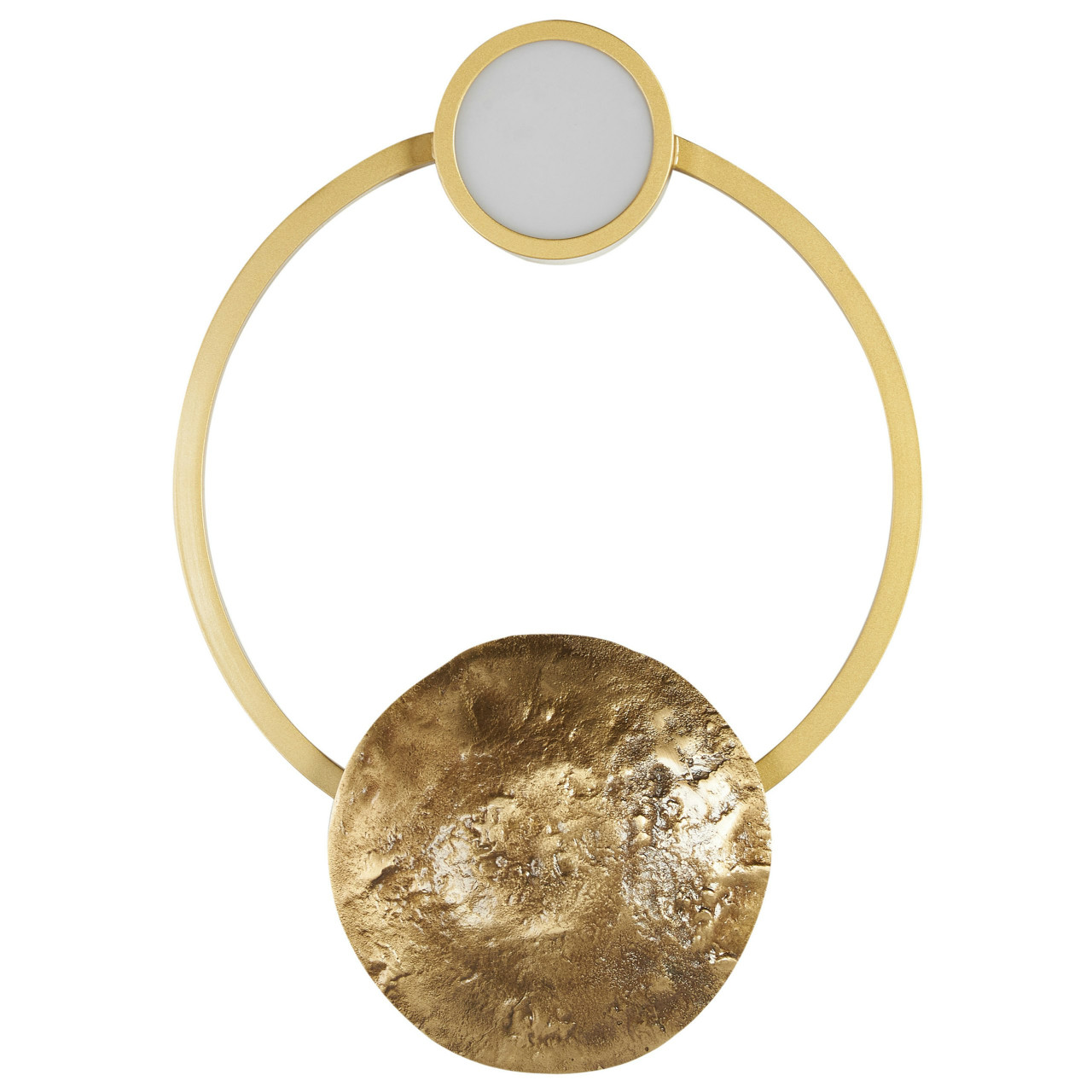 Lámpara de pared LED Ponuga metal dorado