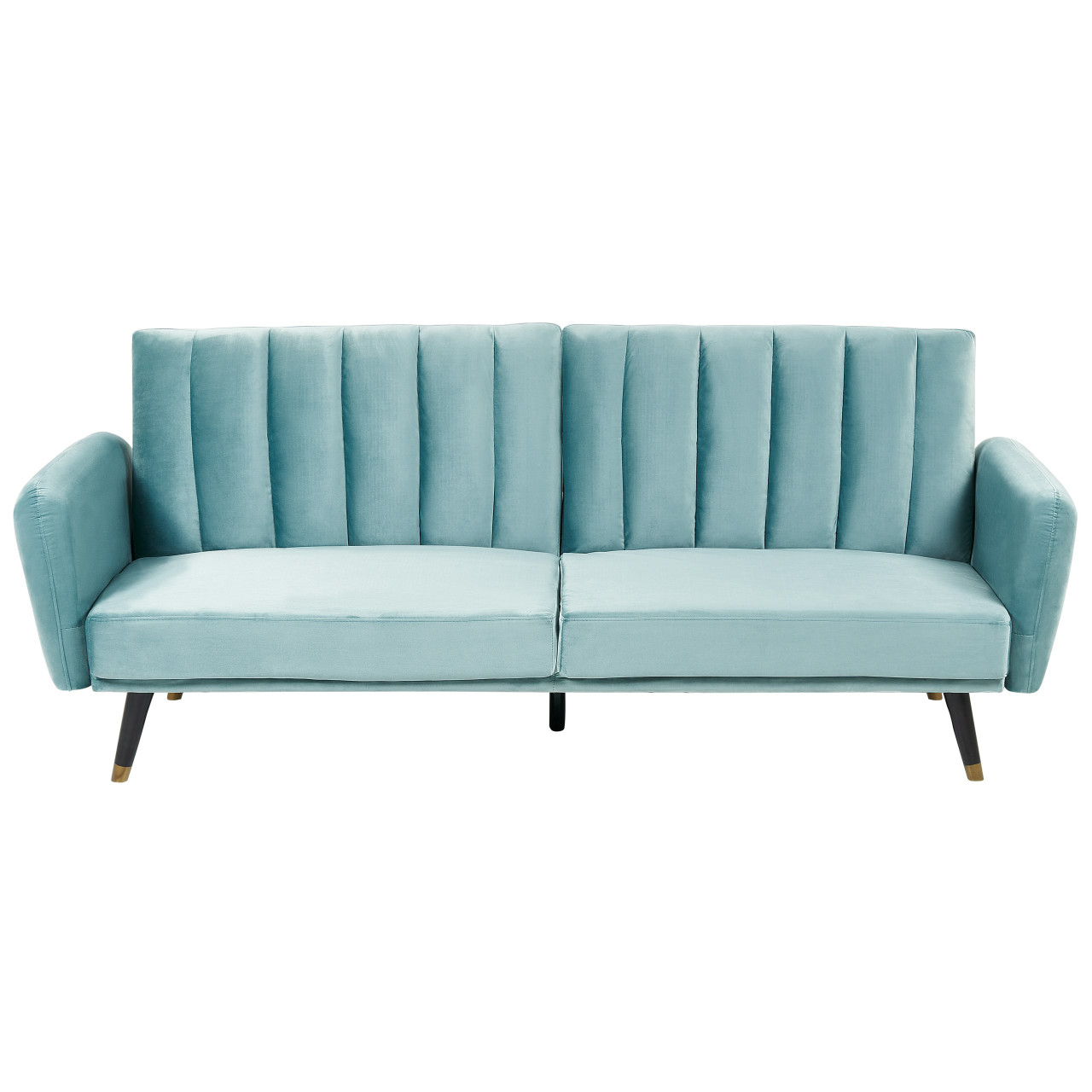 Sofá cama Vimmerby terciopelo azul
