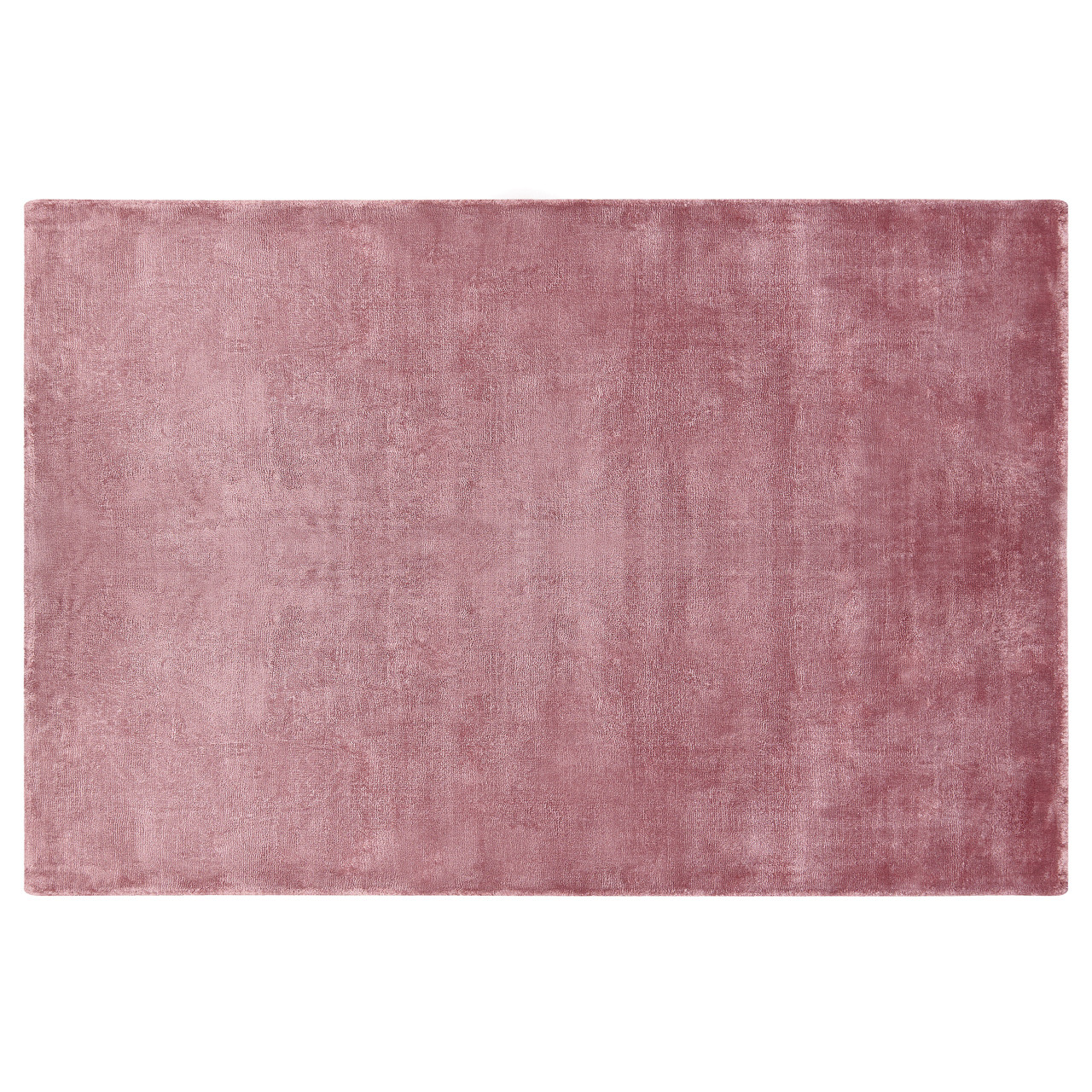 Gesi II alfombra de viscosa rosa