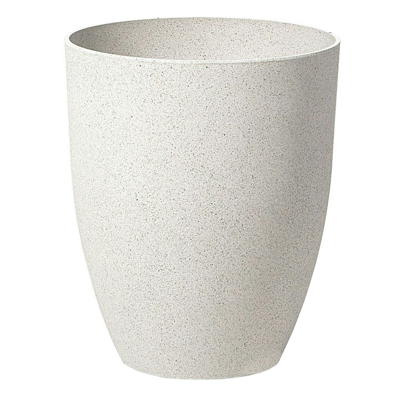 Maceta Croton fibra de arcilla blanco