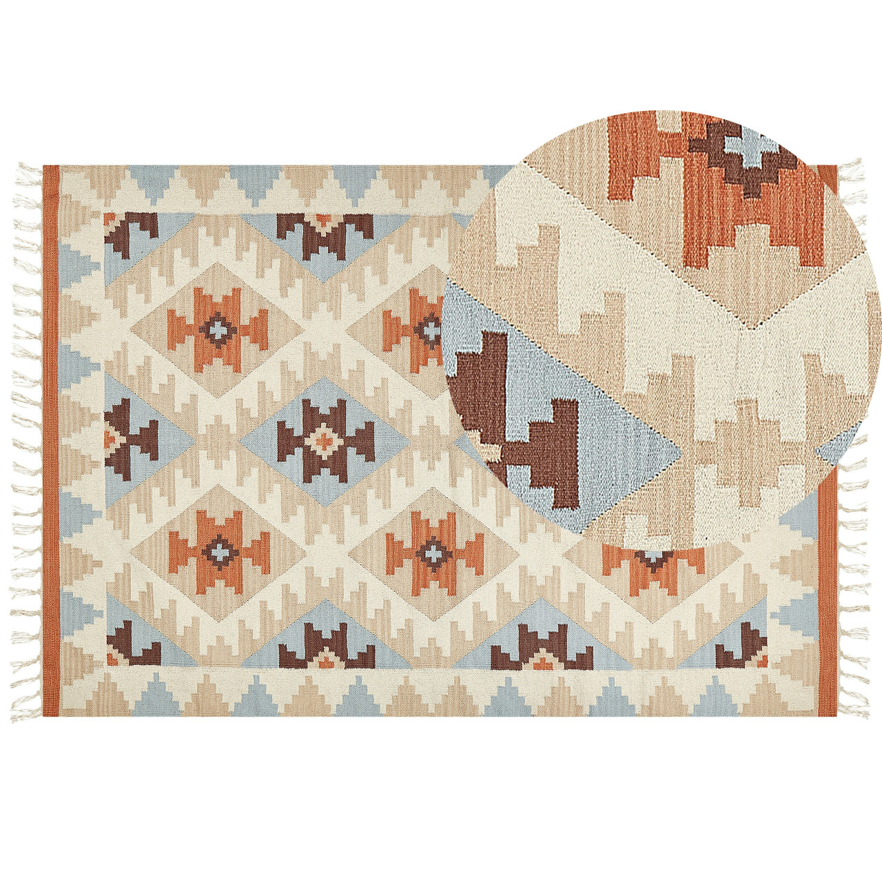 Alfombra Kilim Dilijan Algodón Multicolor