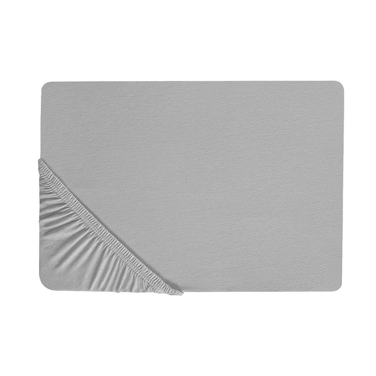 Sábana ajustable Hofuf algodón gris