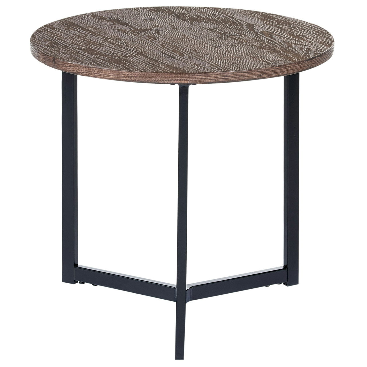 Mesa auxiliar Tippo en MDF con base metálica