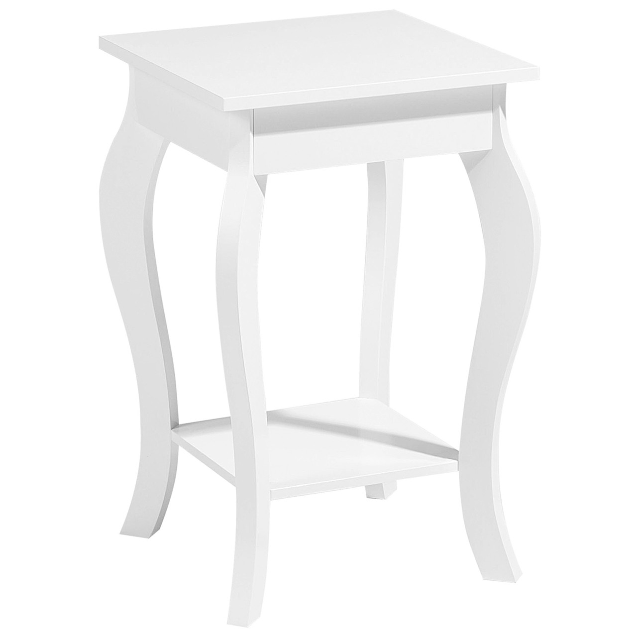 Mesa auxiliar Avon en MDF blanco