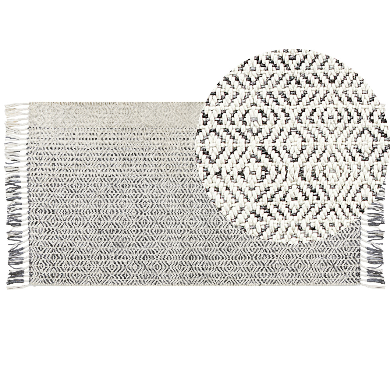 Traditional Omerli wool rug rectangular