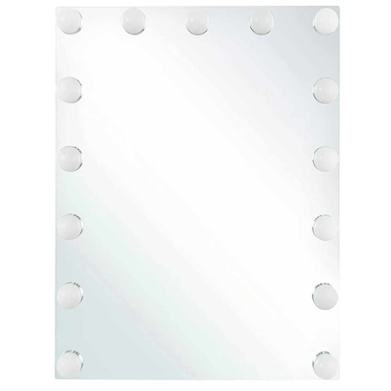 Espejo de baño Lucenay en hierro con luz LED
