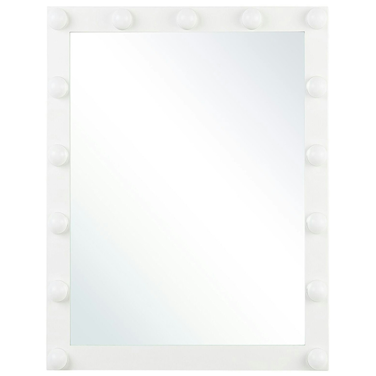 Espejo de baño Odenas de hierro con LED