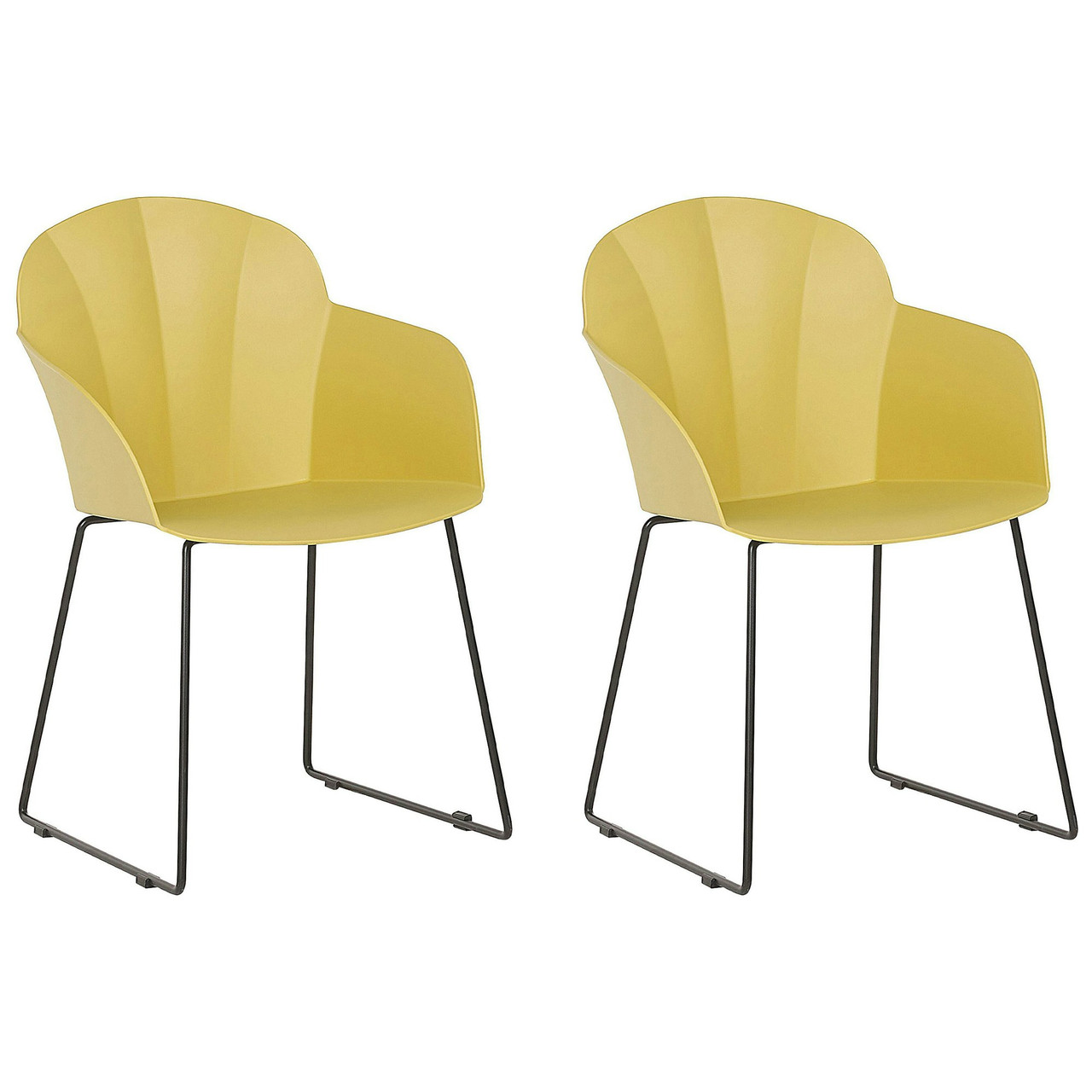 Conjunto de 2 Sillas de Comedor Sylva en Material Sintético