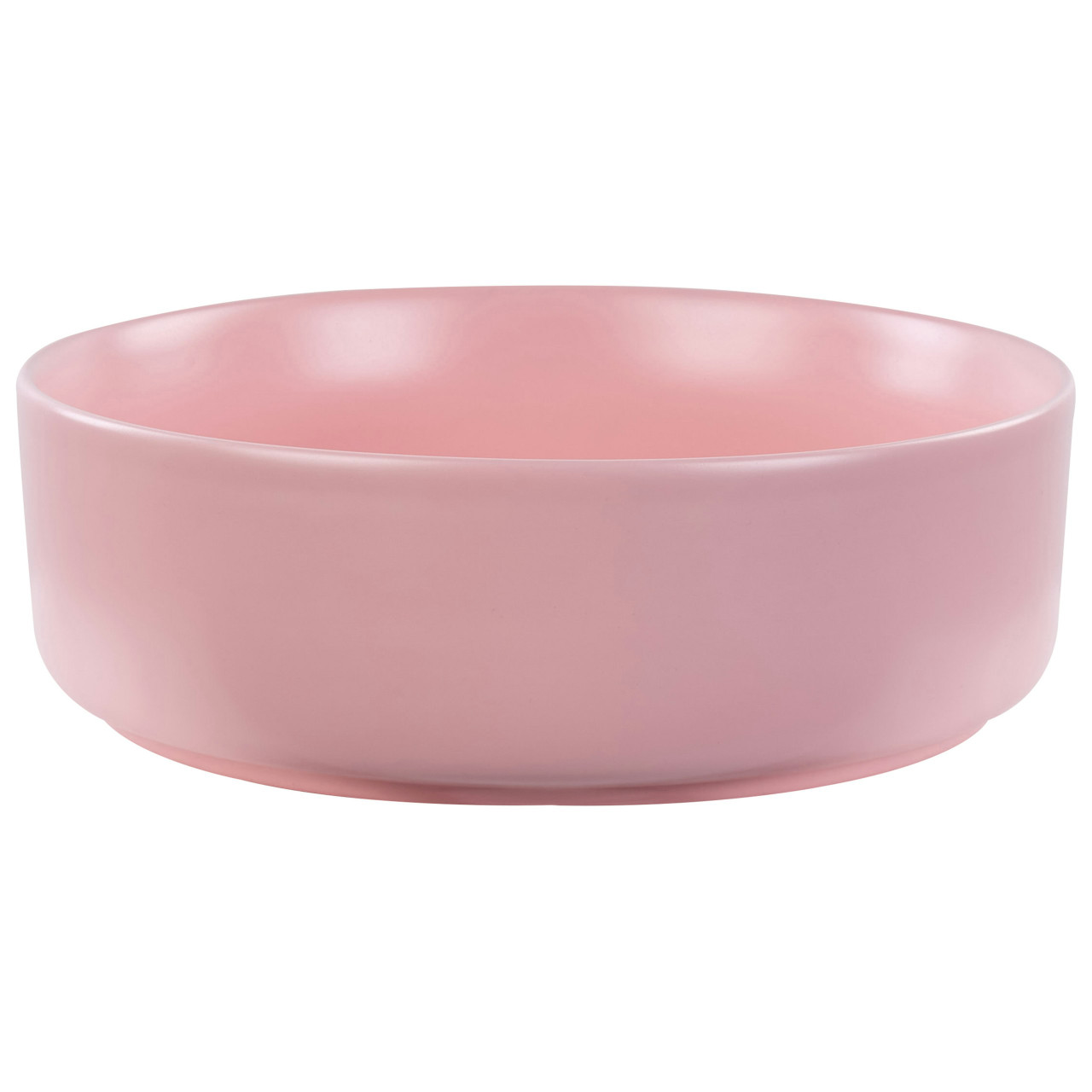 Ceramic round Gudar washbasin pink