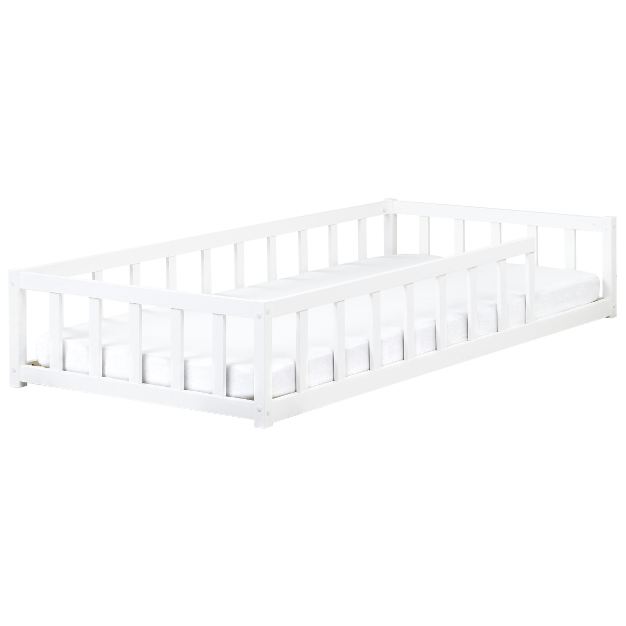 Meymac low children's bed in painted pine