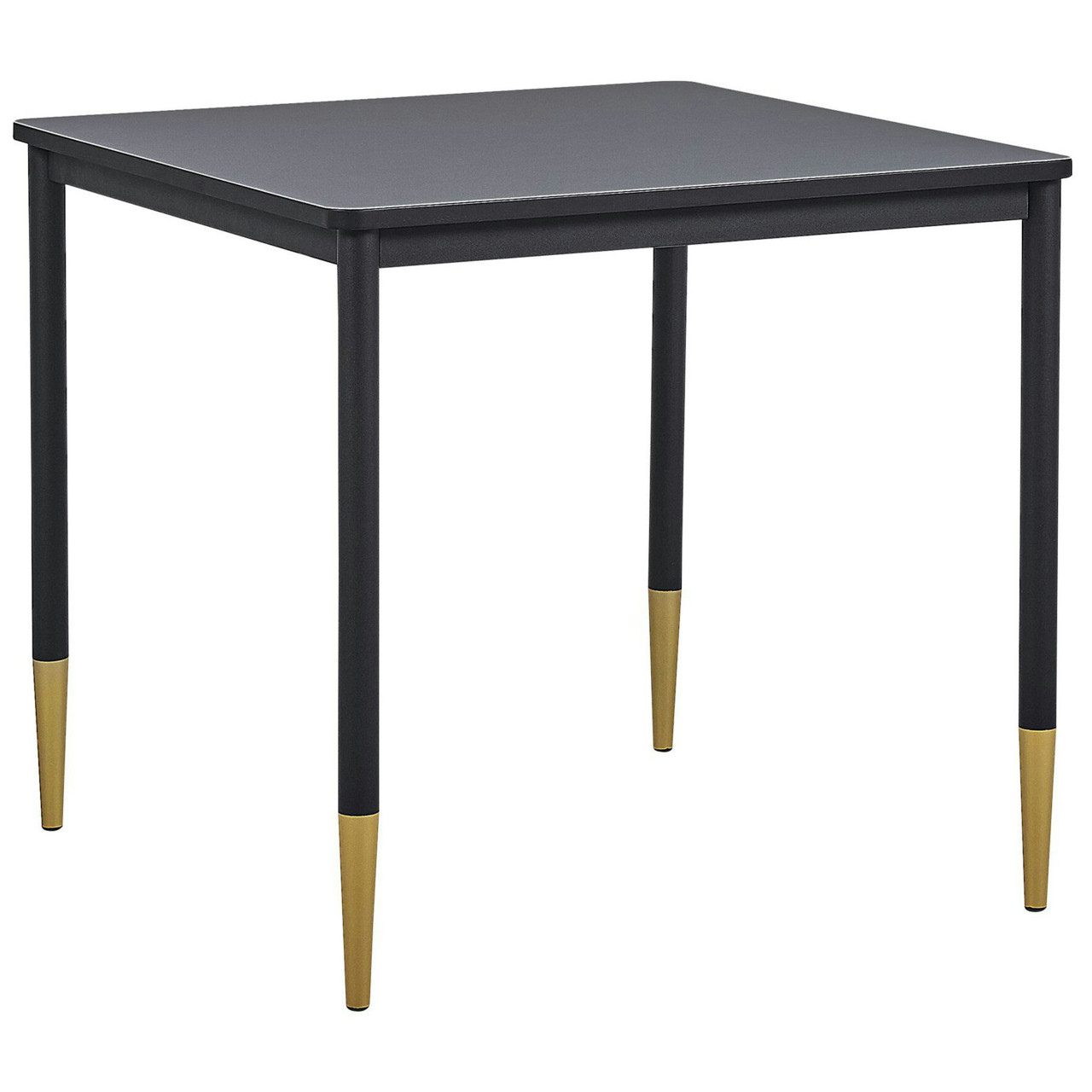 Shalford square dining table MDF black