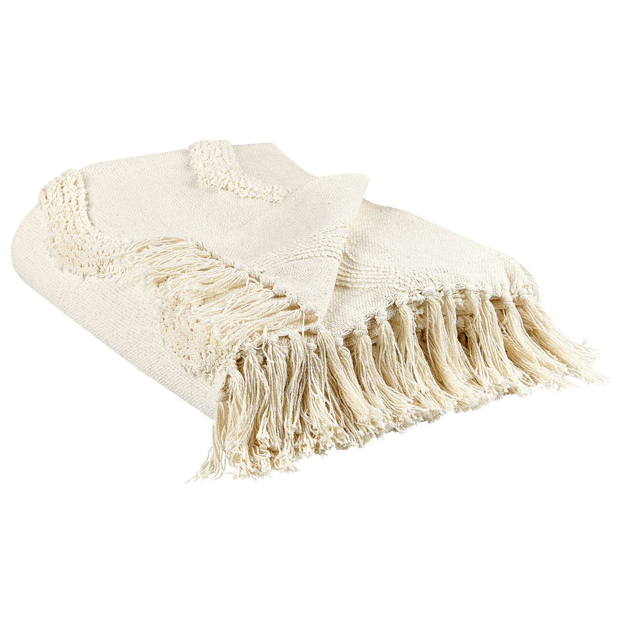 Khari cotton throw cream