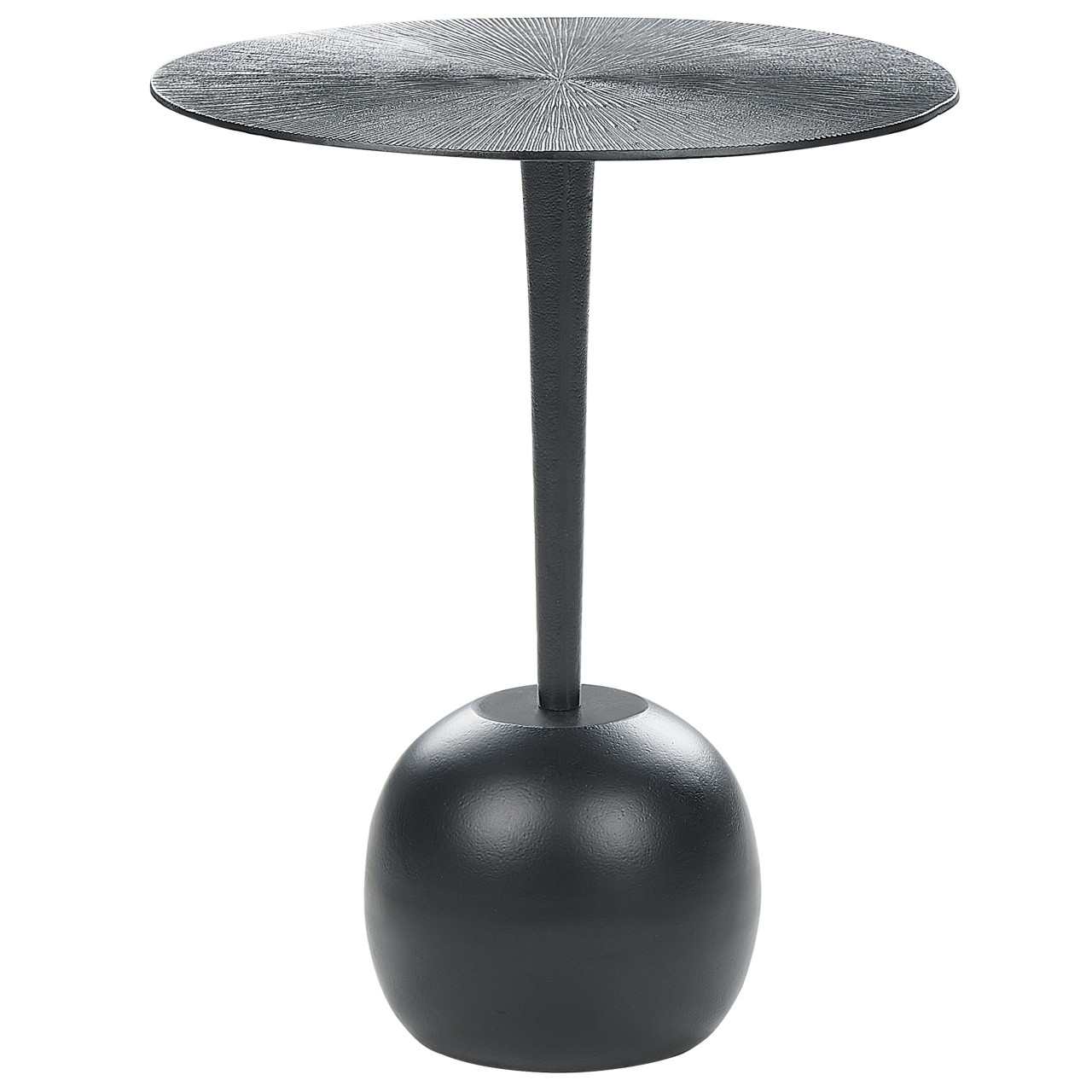 Mesa auxiliar Eucla en aluminio negro