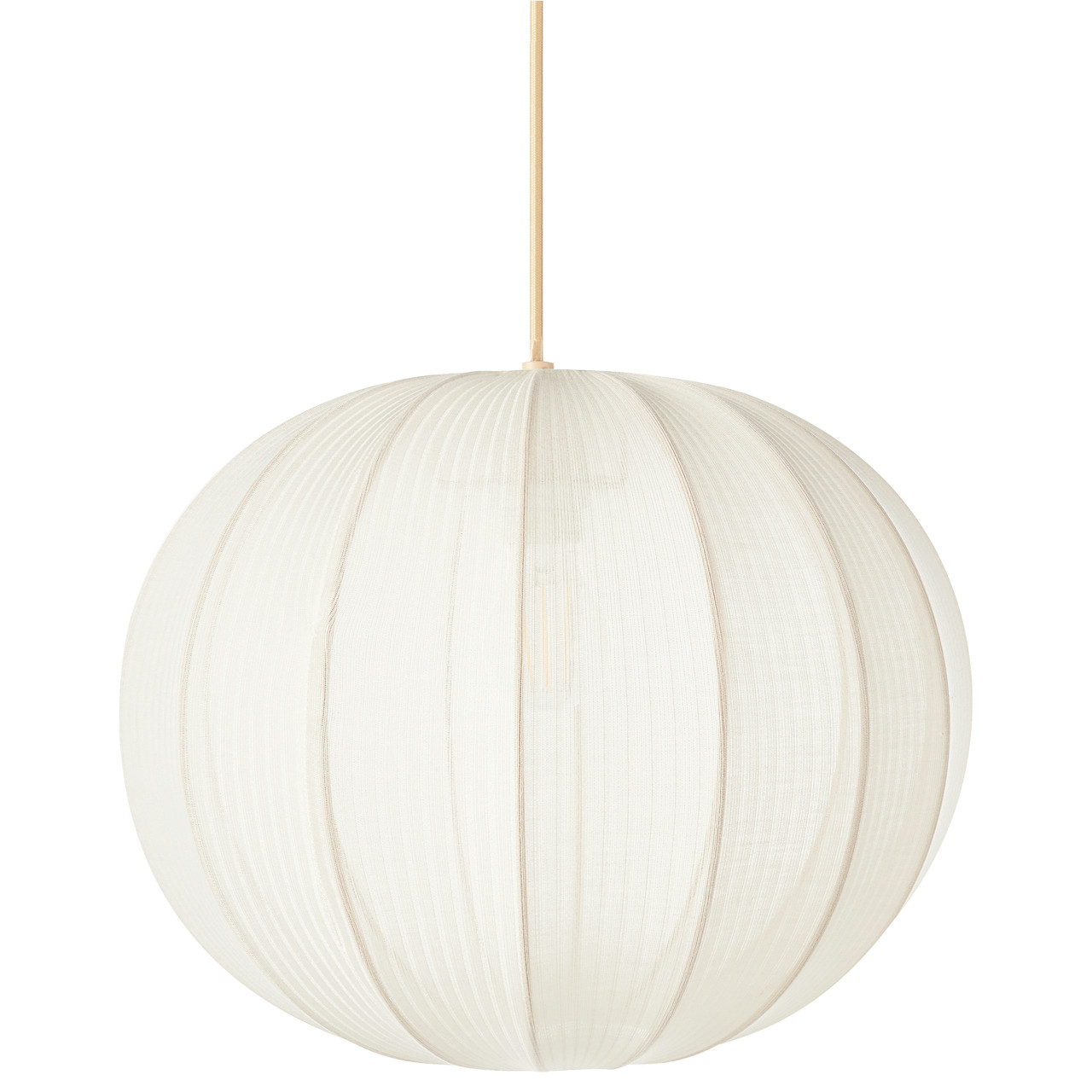 Lámpara colgante Marieta nylon blanco