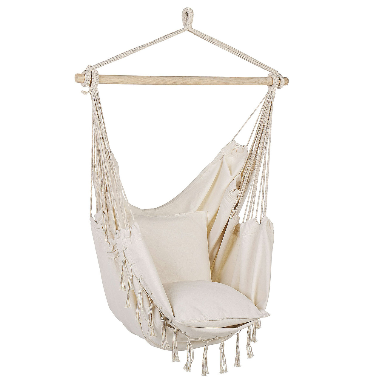 Silla colgante Bonea en algodón crema