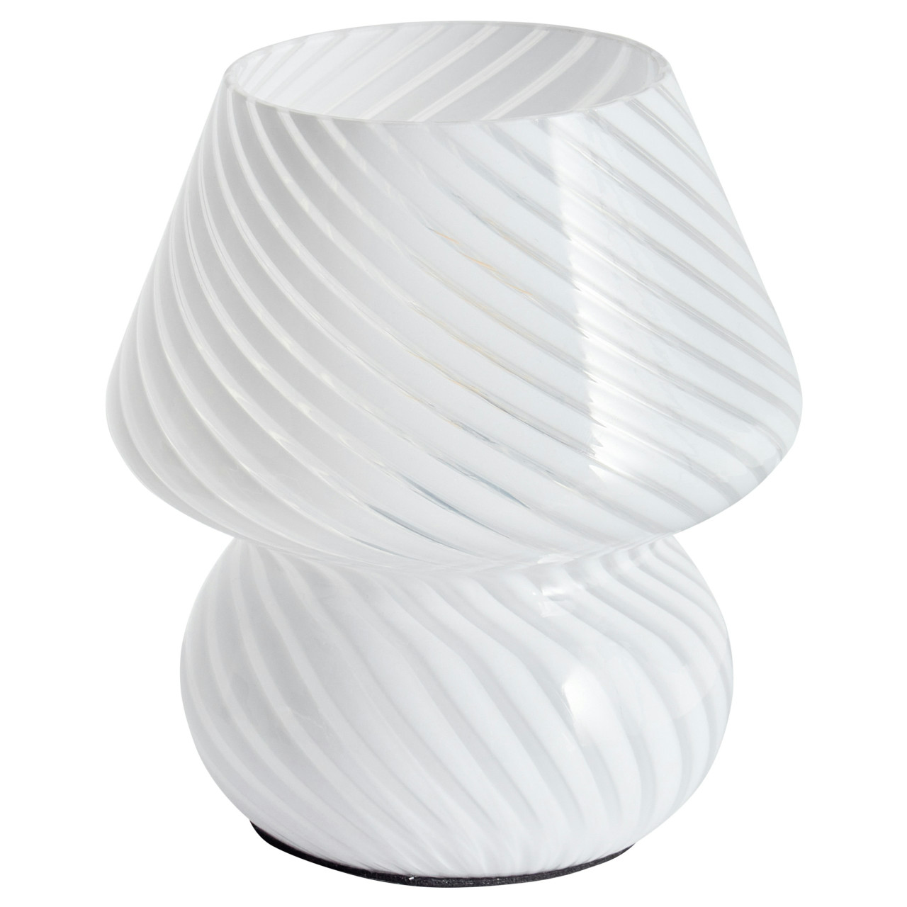 Lobo table lamp white glass