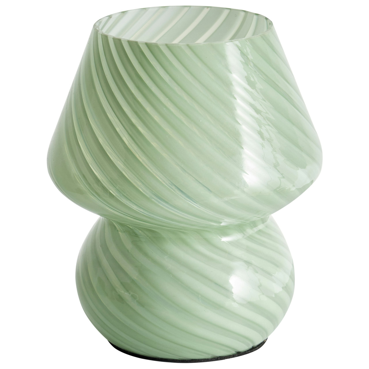 Lámpara de mesa Lobo vidrio verde