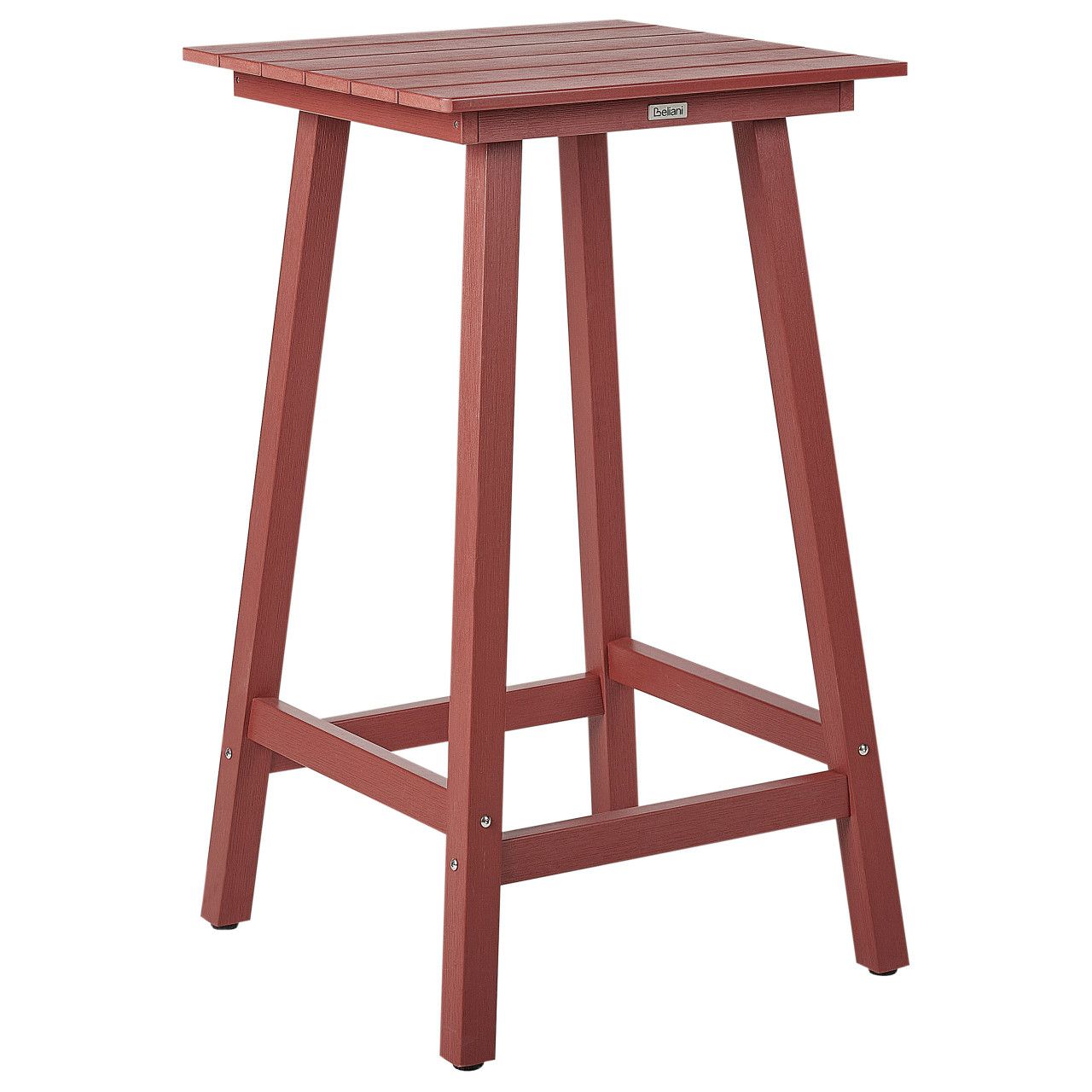 Mesa Adirondack de jardín sintética roja