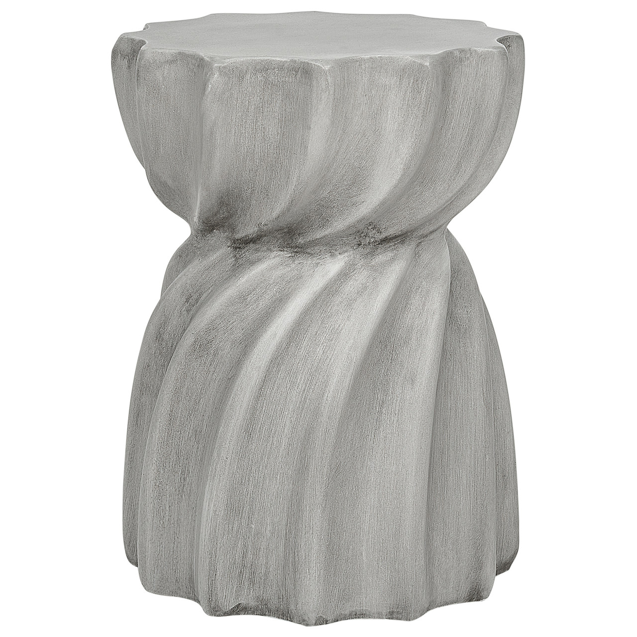 Algua side table in MgO with ceramic surface grey
