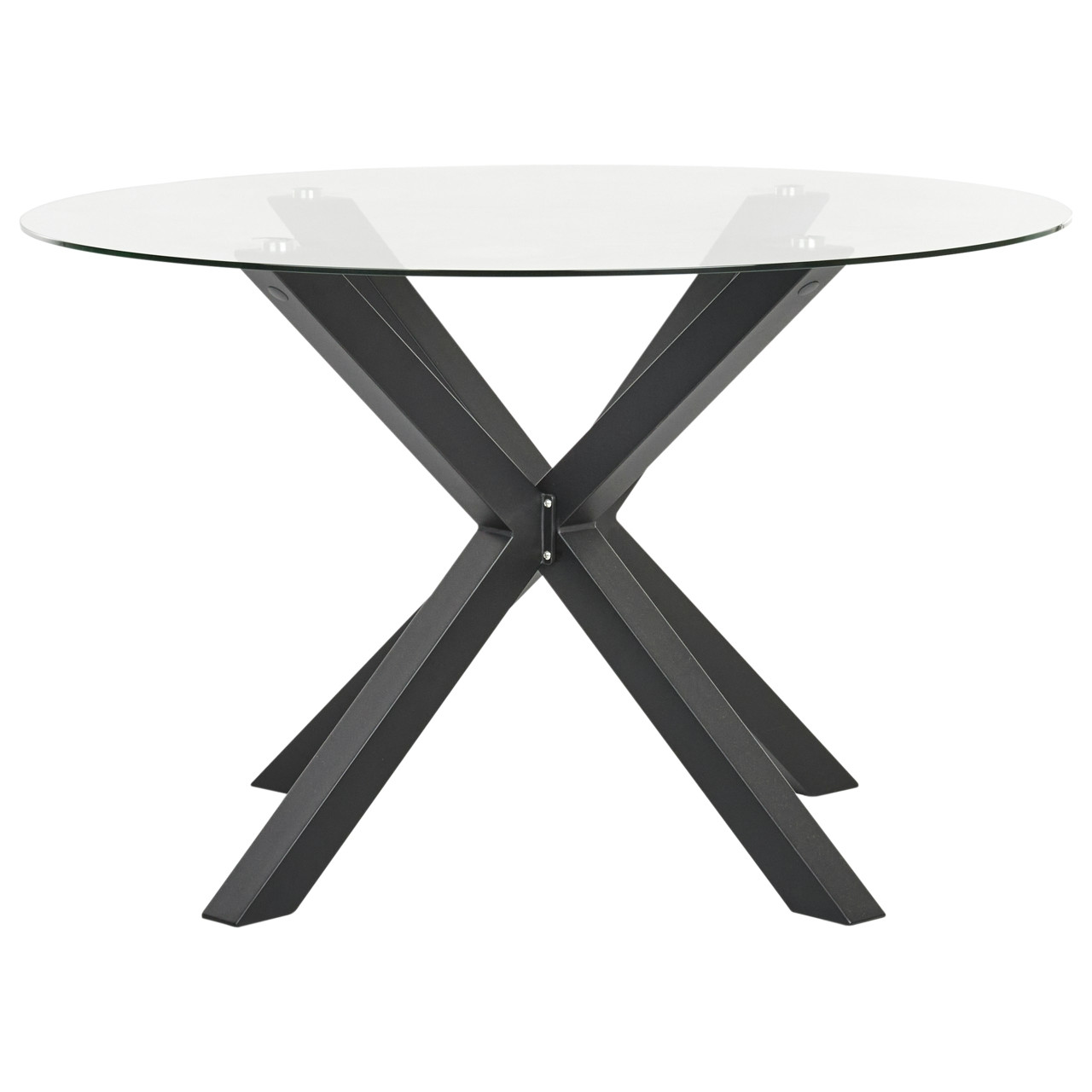 Mesa de comedor exterior Maletto en vidrio y aluminio