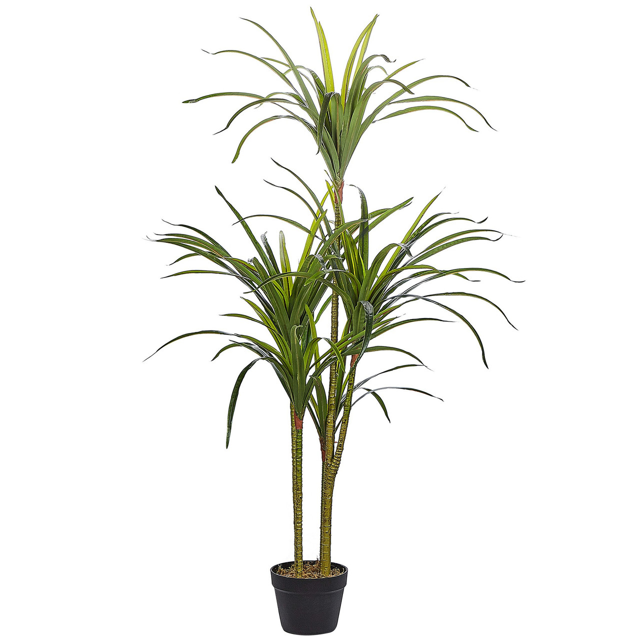 Planta Dracaena artificial en maceta, material sintético