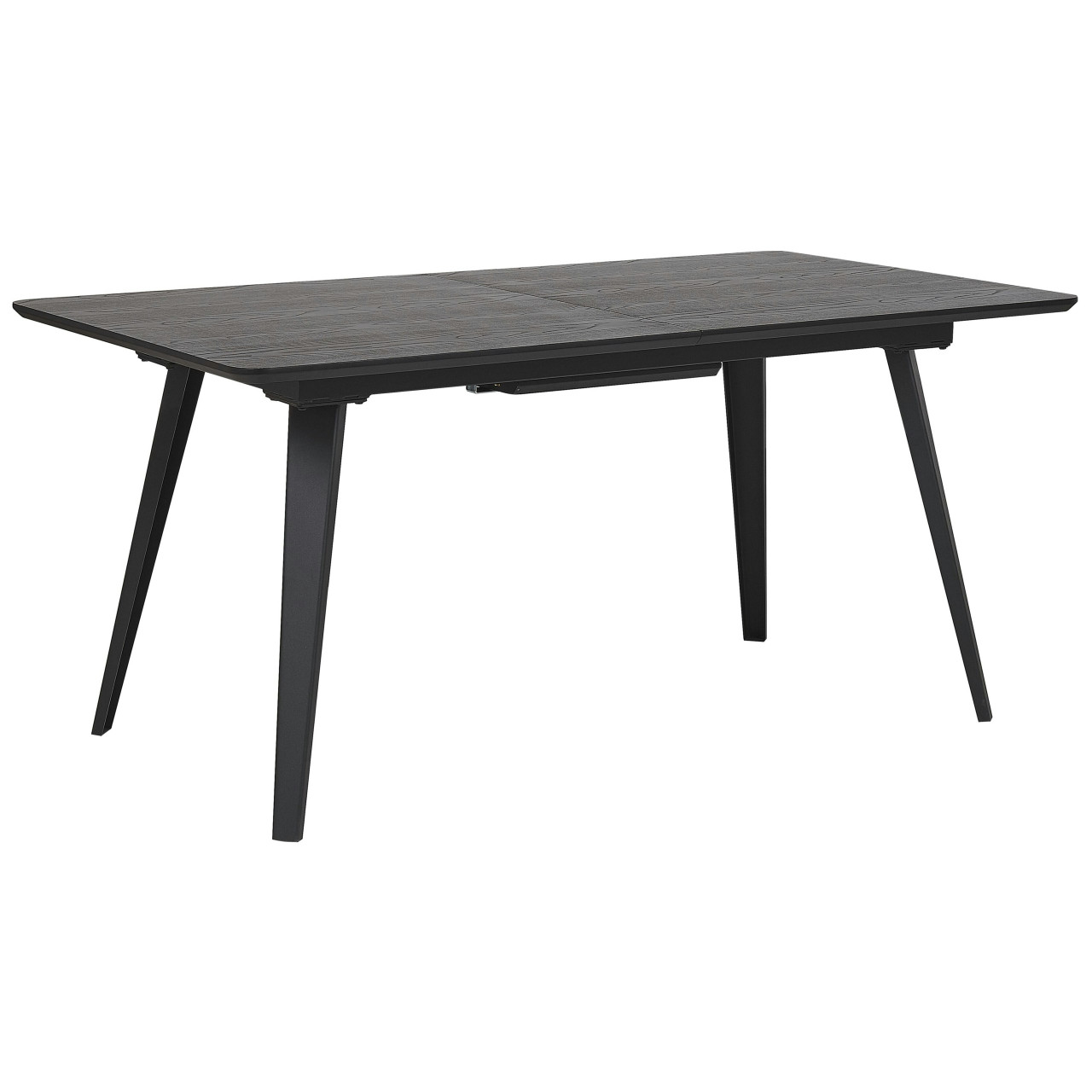 Mesa de comedor extensible Irvington MDF negro