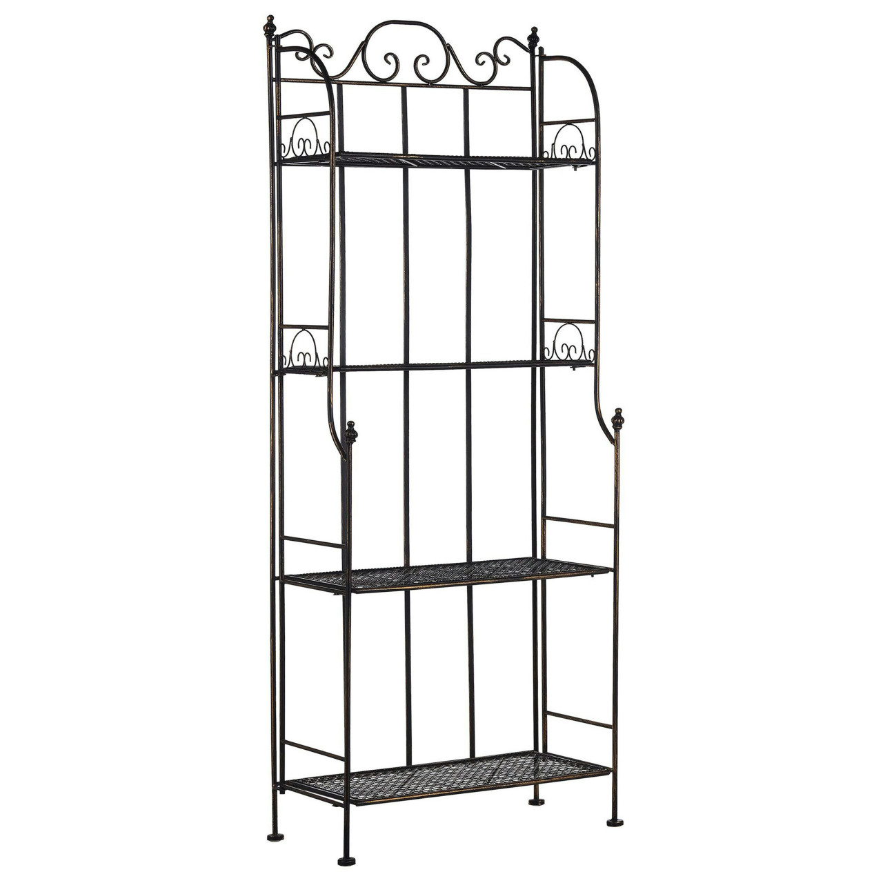 Estantería de baño Isernia hierro negro