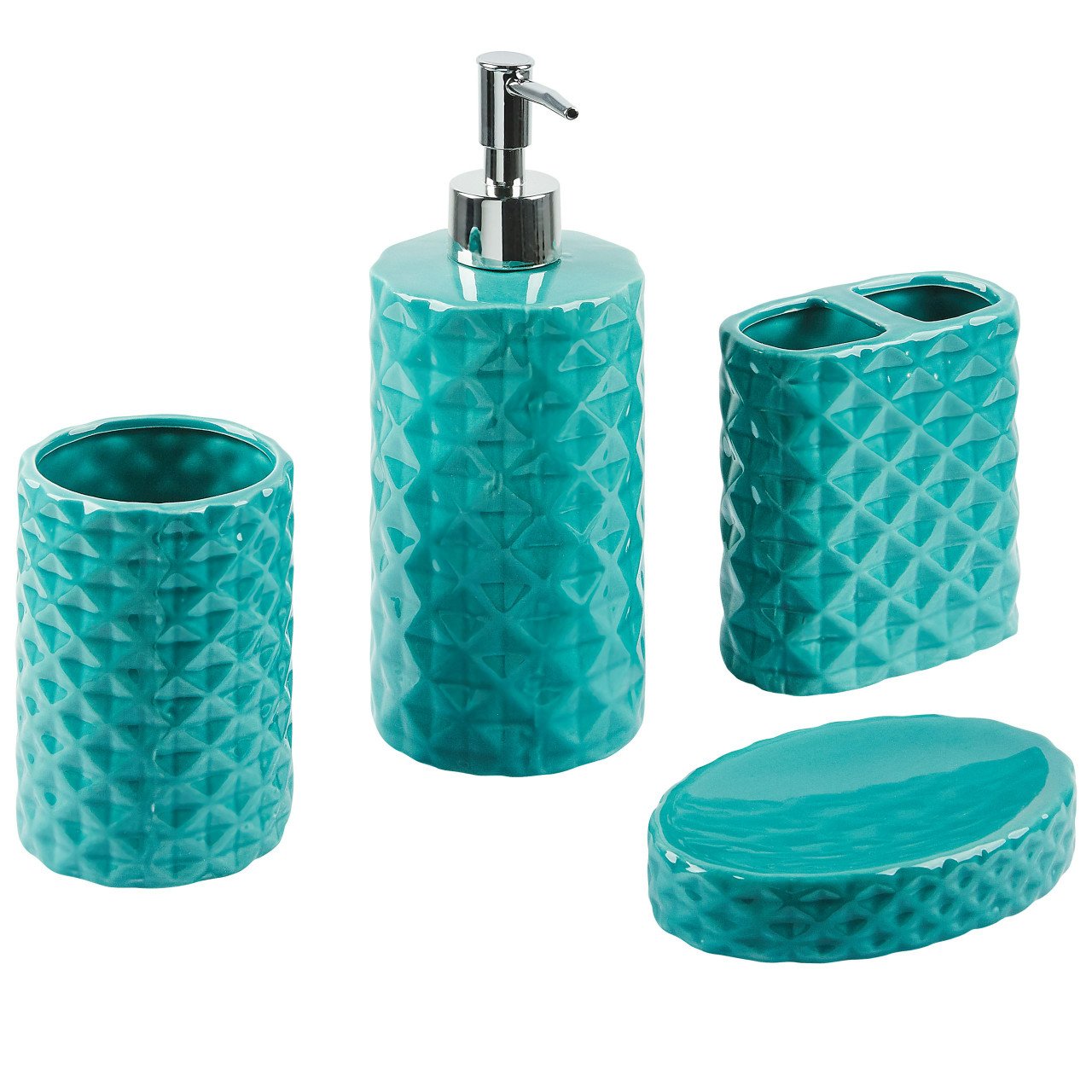 Set de accesorios de baño Guatire en dolomita azul