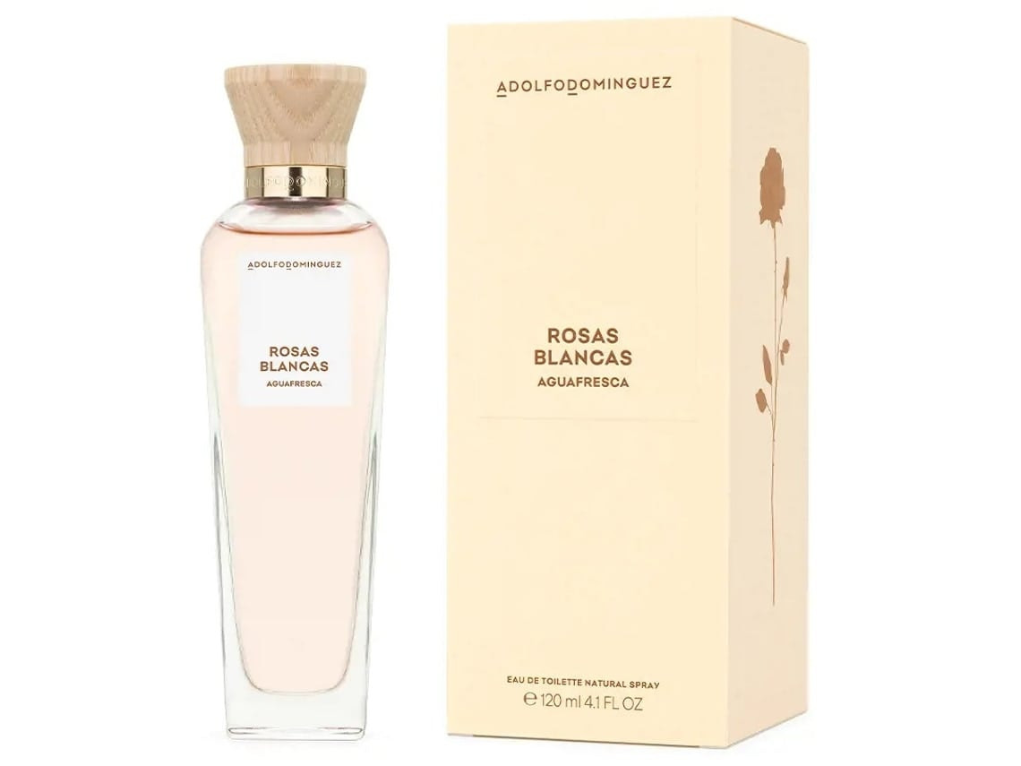 Perfume Mulher Agua Fresca Rosas Blancas Adolfo Dominguez Ed - Capacidade 120 Ml - S0506028-B
