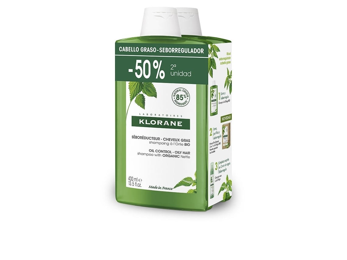 Nettle sebum-regulating shampoo duo 2 x 400 ml