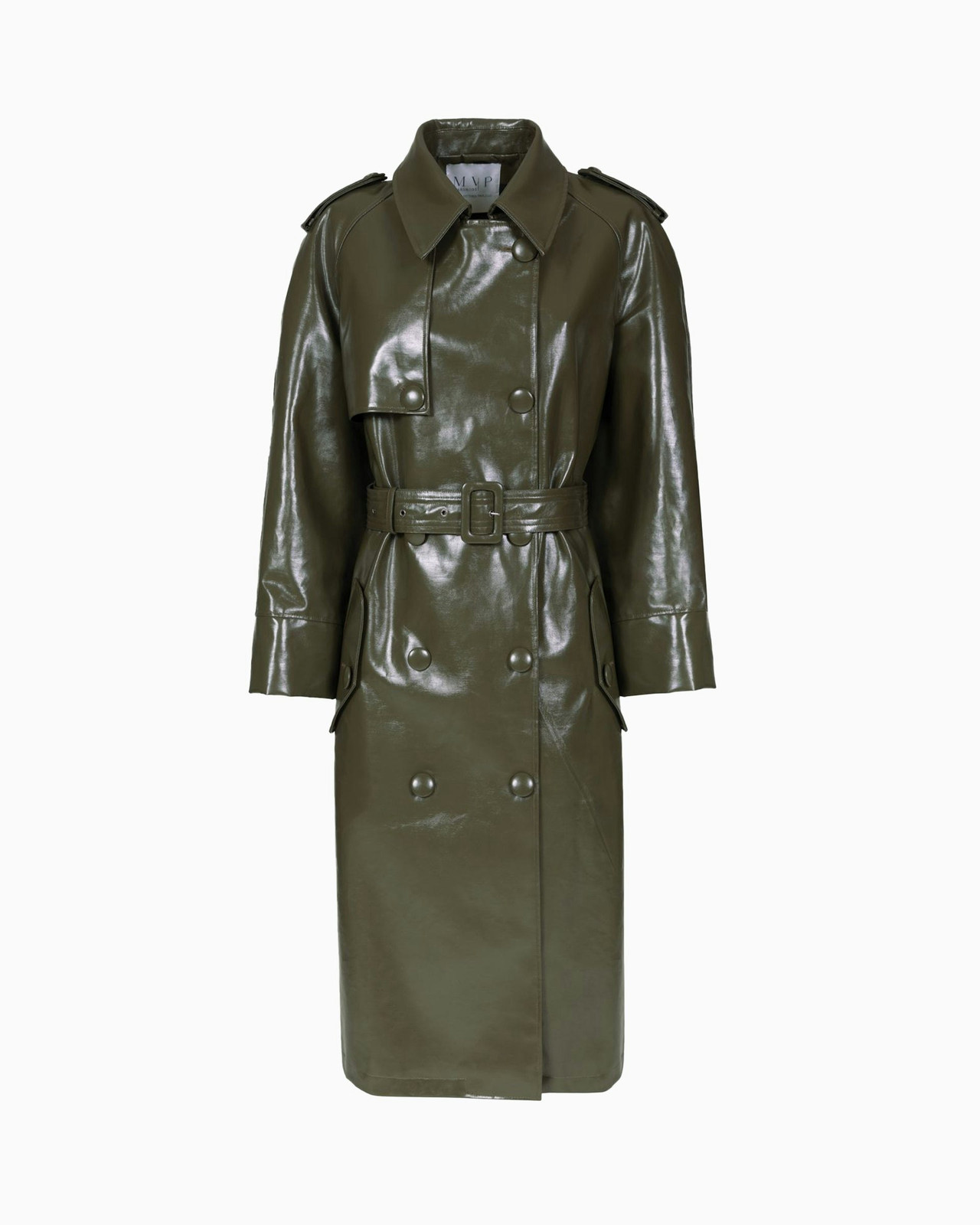 Trench militar en eco-piel