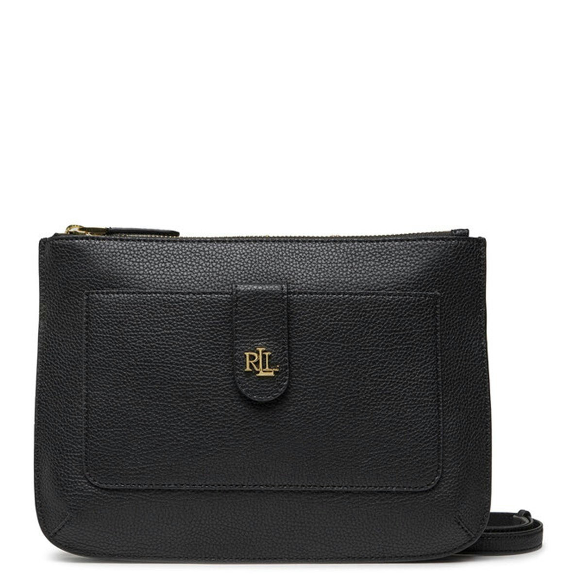 Women's black faux leather bag