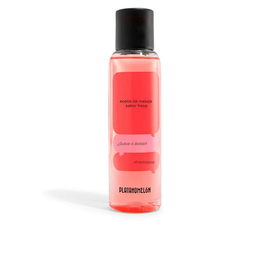Óleo de Massagem PLATANOMELÓN Kissable (Sabor: Morango - 100 ml)