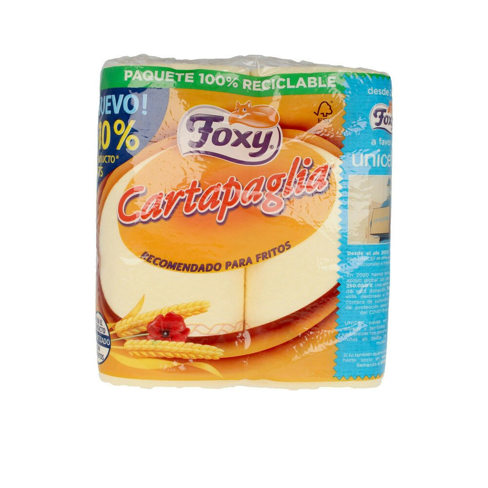 Papel de Cozinha Cartapaglia Foxy Fritos 2 Uds
