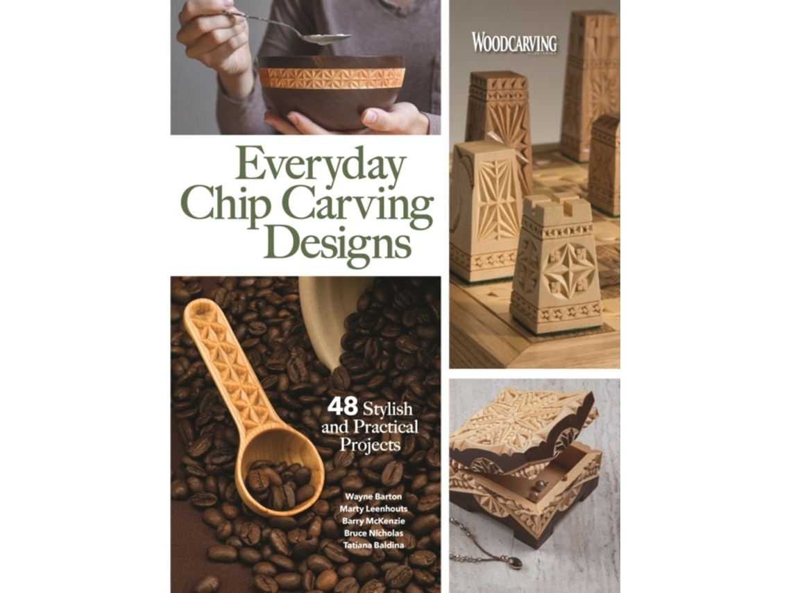 Everyday Chip Carving Designs by Editors of Woodcarving Illustrated (English)