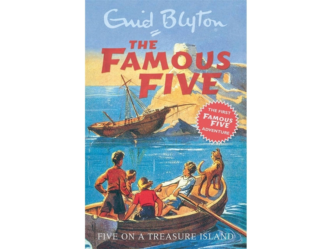 Five on a Treasure Island by Enid Blyton (English)