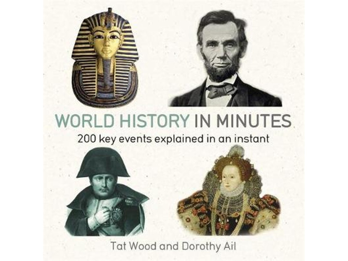 World History in Minutes de Dorothy Ail y Tat Wood (Inglés)